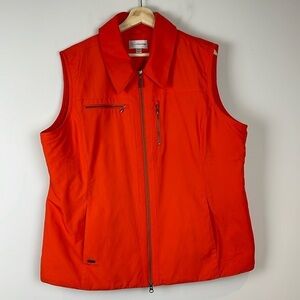 Cutter & Buck CB Weathertec orange vest size XXL